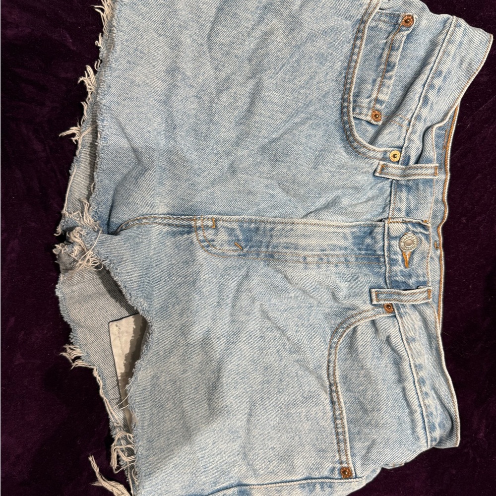 Levi's Light Blue Jean Shorts for Women